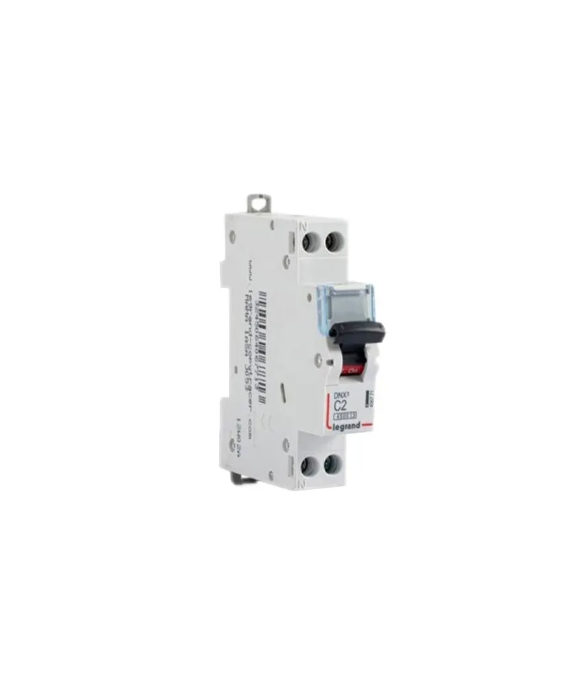 LEGRAND DNX3 Disjoncteur 2A Ph+N courbe C 4.5kA 230V - 406771