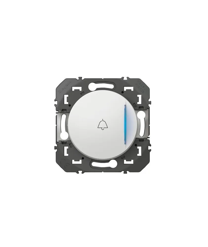 LEGRAND Dooxie Bouton poussoir lumineux et marquage sonnette blanc - 600018