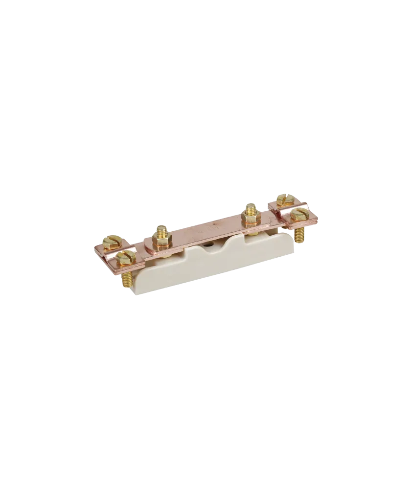 Eur'Ohm - Barrette de terre cuivre basse - Réf : 70508
