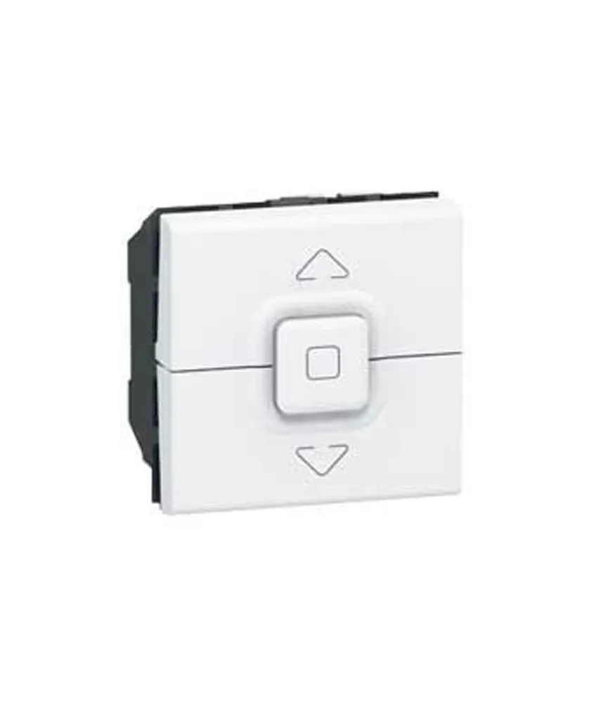 LEGRAND Mosaic Bouton poussoir pour volets roulants blanc - 077025