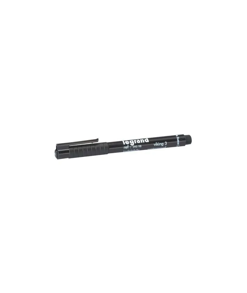 LEGRAND Stylo feutre noir indélébile pour repérage - 039598