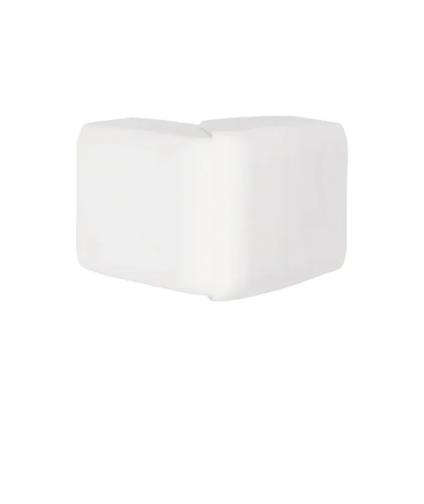 Angle extérieur variable pour moulure ateha 16x30mm, Blanc