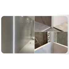 Profilé Aluminium angle intérieur encastré 2m pour ruban LED 12V/24V