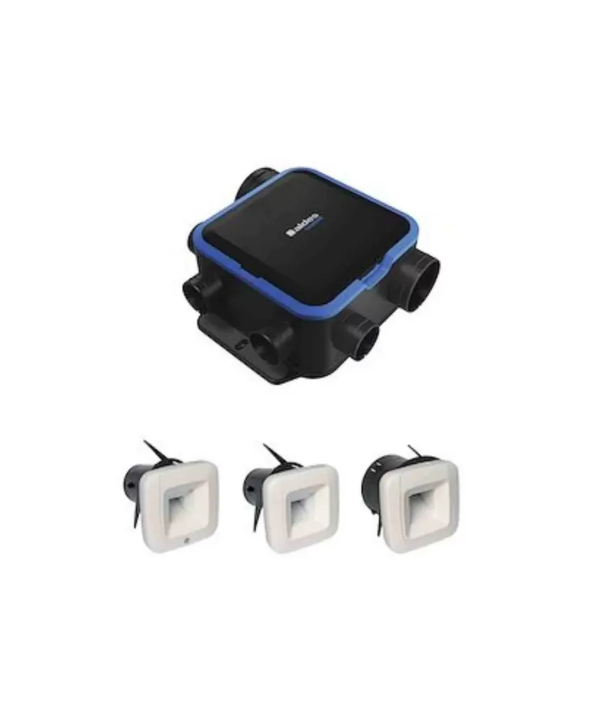 Kit VMC simple flux EasyHome Hygro Compact Premium MW Aldes - 263m3/h