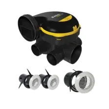 Kit VMC simple flux Aldes EasyHOME Autoréglable avec grille BIP