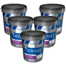 Peinture professionnelle GUITTET Odyssée+ Velours BLANC 15L (Pack x5)