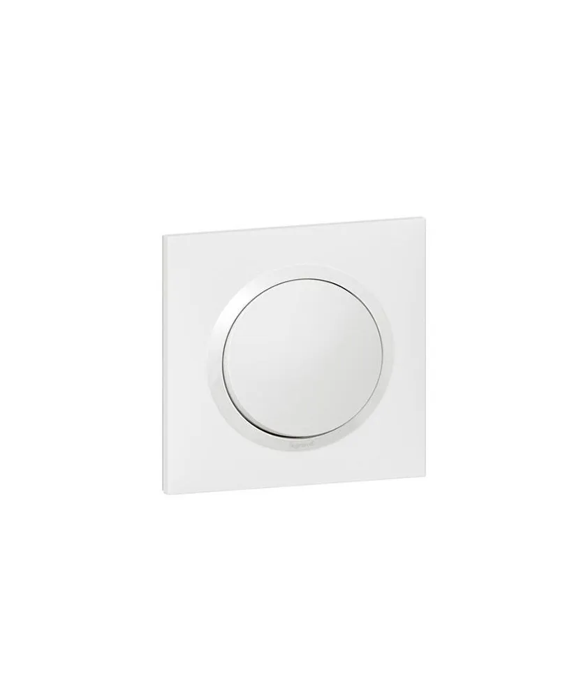 Interrupteur ou va-et-vient Dooxie 10AX - 250 V finition blanc.